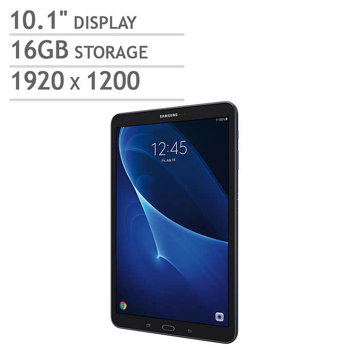 Samsung Galaxy Tab A Wi-Fi Tablet - Octa Core - Android Marshmallow - Black - Includes 32GB MicroSD Card
