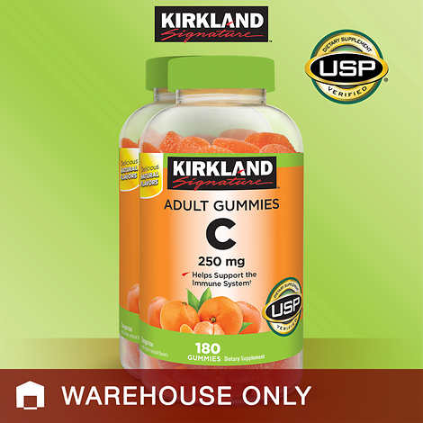 Kirkland Signature Vitamin C 250 mg., 360 Adult Gummies