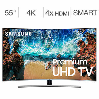 Samsung Curved 55" Class (54.5" Diag.) HDR 4K UHD LED LCD TV