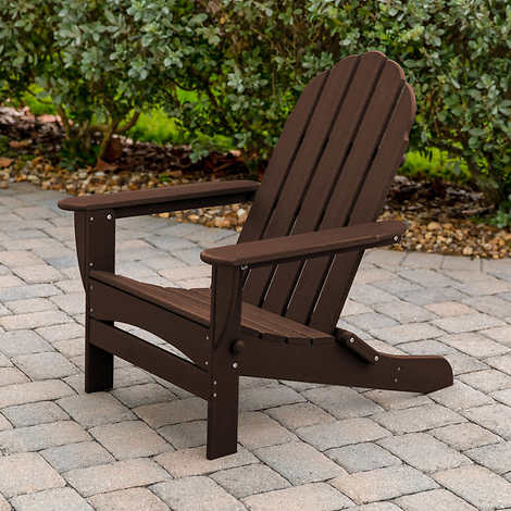 Long beach folding top adirondack chair by polywood