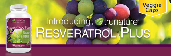 trunature Resveratrol Plus, 140 Vegetarian Capsules