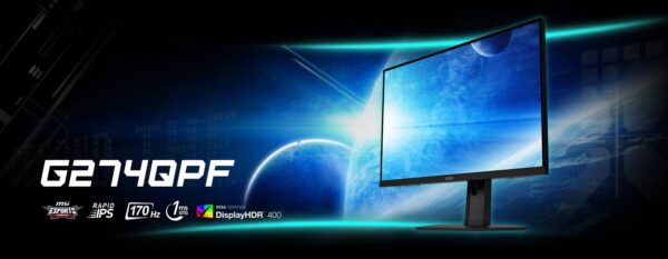 MSI 27" WQHD IPS Nvidia G-Sync Gaming Monitor
